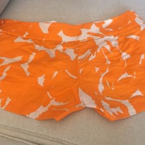J Crew orange shorts